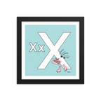 The MoMeMans® Nursery and Kid's Room Letter X Print by Monica Escobar Allen