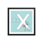 The MoMeMans® Nursery and Kid's Room Letter X Print by Monica Escobar Allen