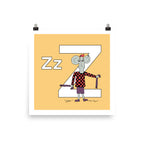 The Letter Z from The MoMeMans® by Monica Escobar Allen