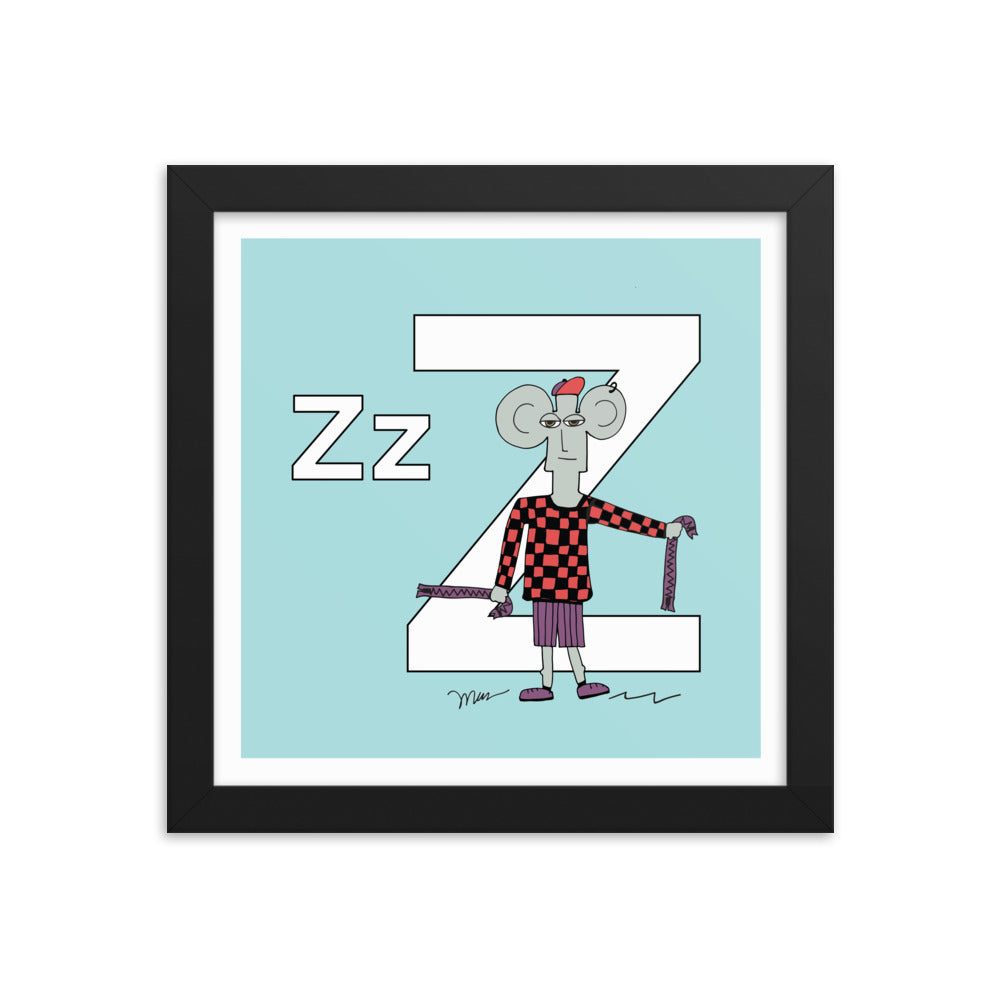 The Letter Z from The MoMeMans® by Monica Escobar Allen