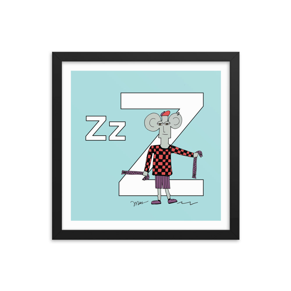 The Letter Z from The MoMeMans® by Monica Escobar Allen