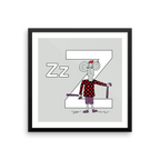 The Letter Z from The MoMeMans® by Monica Escobar Allen