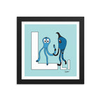 The MoMeMans™ The Letter L Print by Monica Escobar Allen