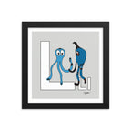 The MoMeMans™ The Letter L Print by Monica Escobar Allen