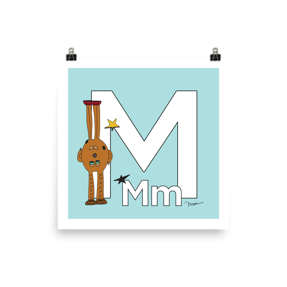 The Letter M Print