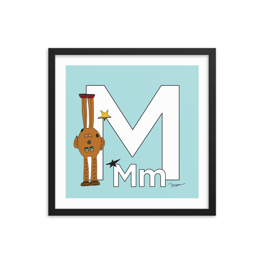 The Letter M Print