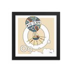 Letter O Print. The MoMeMans® Nursery and Kid's Room Alphabet Wall Art by Monica Escobar Allen. For the oddballs that make us all happy.