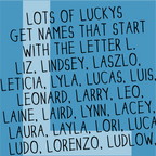 The MoMeMans™ The Letter L Print by Monica Escobar Allen