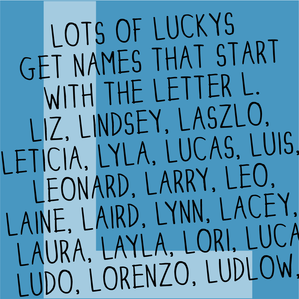 The MoMeMans™ The Letter L Print by Monica Escobar Allen