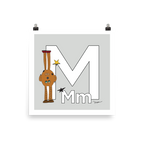 The Letter M. The MoMeMans® by Monica Escobar Allen.