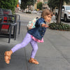 Kids Yoga Pants, Rainbows. The MoMeMans® Sizes 2T-6x