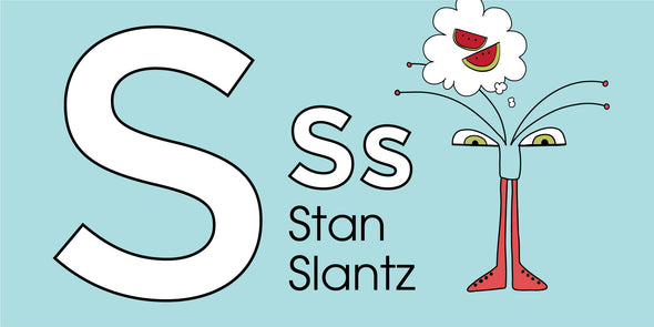 The MoMeMans® ZYX Project: Alliterative Tales from Z to A. Letter S: Stan Slantz by Monica Escobar Allen. Learning the ABCs for Babies and Tots.