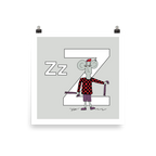 The Letter Z from The MoMeMans™ by Monica Escobar Allen