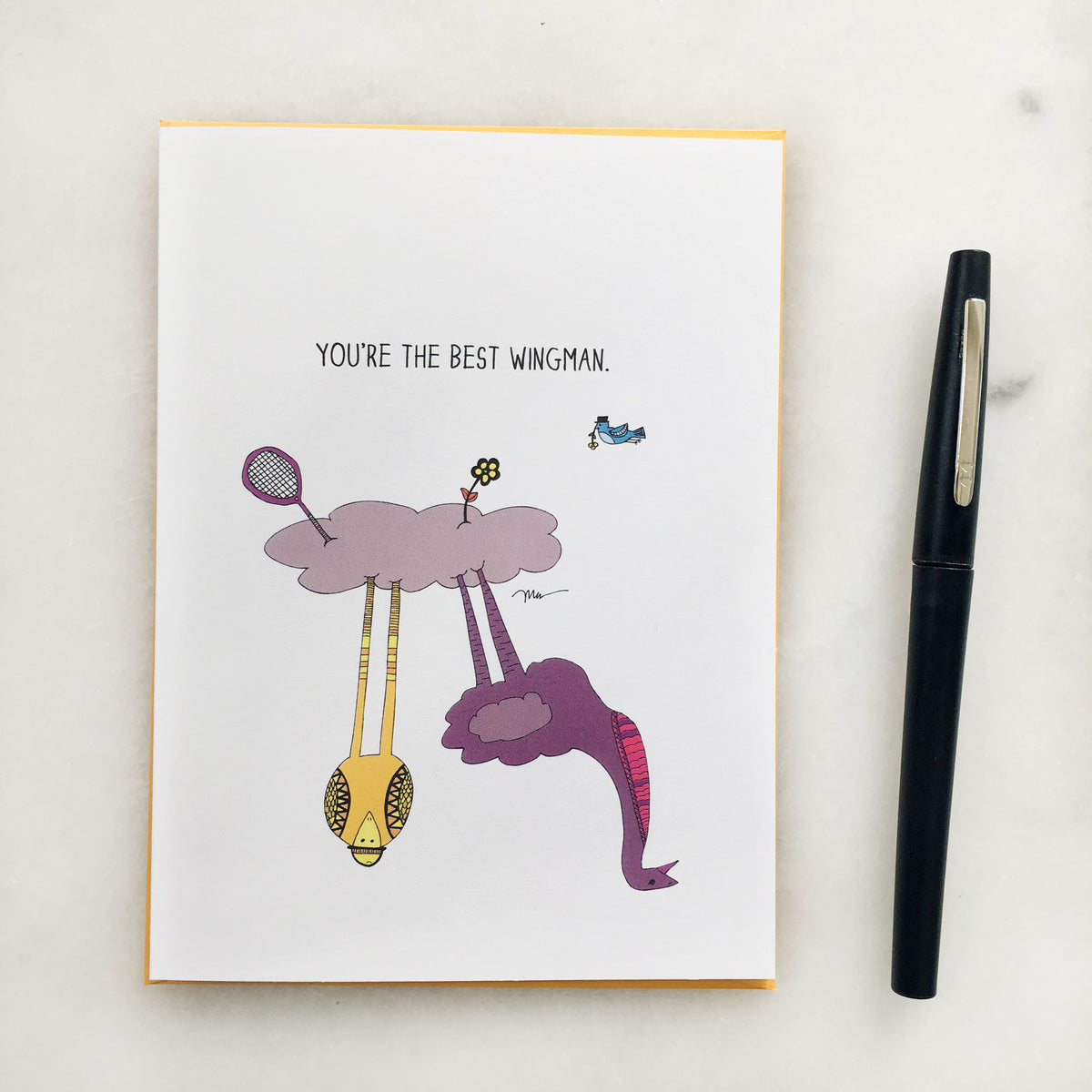 You're the Best Wingman. Greeting Card. The MoMeMans® by Monica Escobar ...