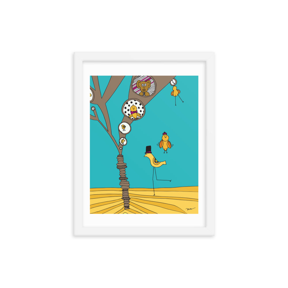 Treehouses Print