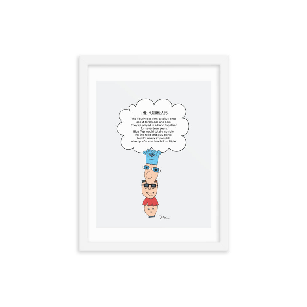 Fourheads Print