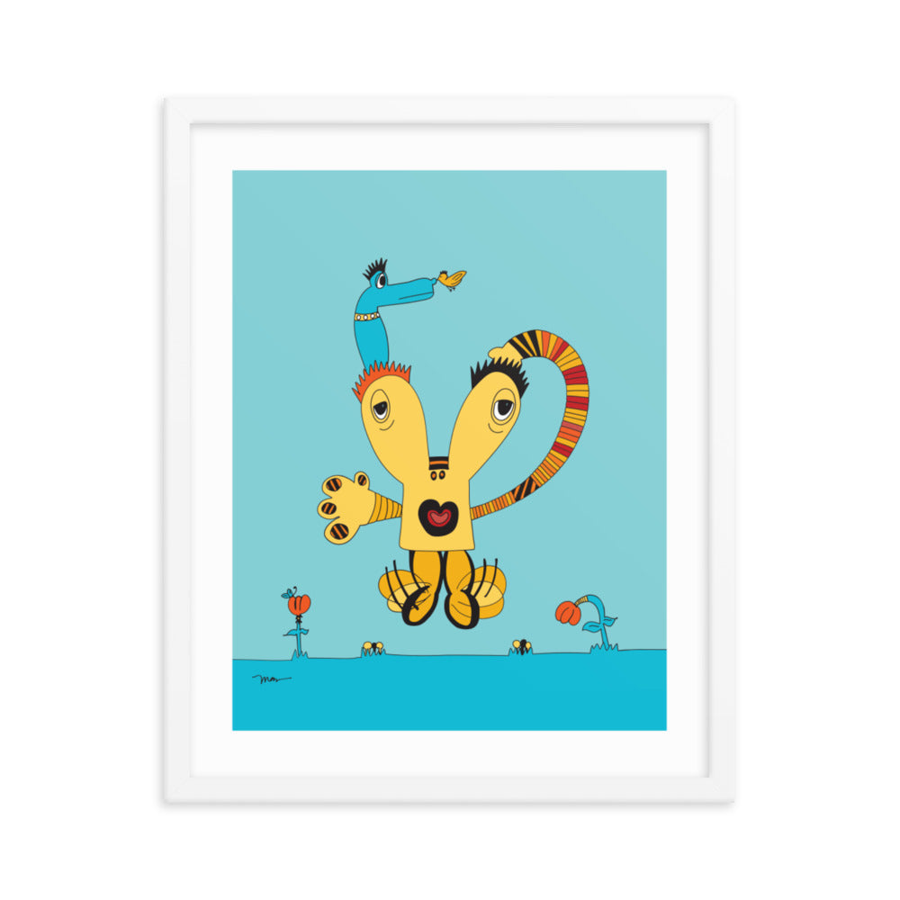 The MoMeMans® Dancipants 16x20 Print by Monica Escobar Allen