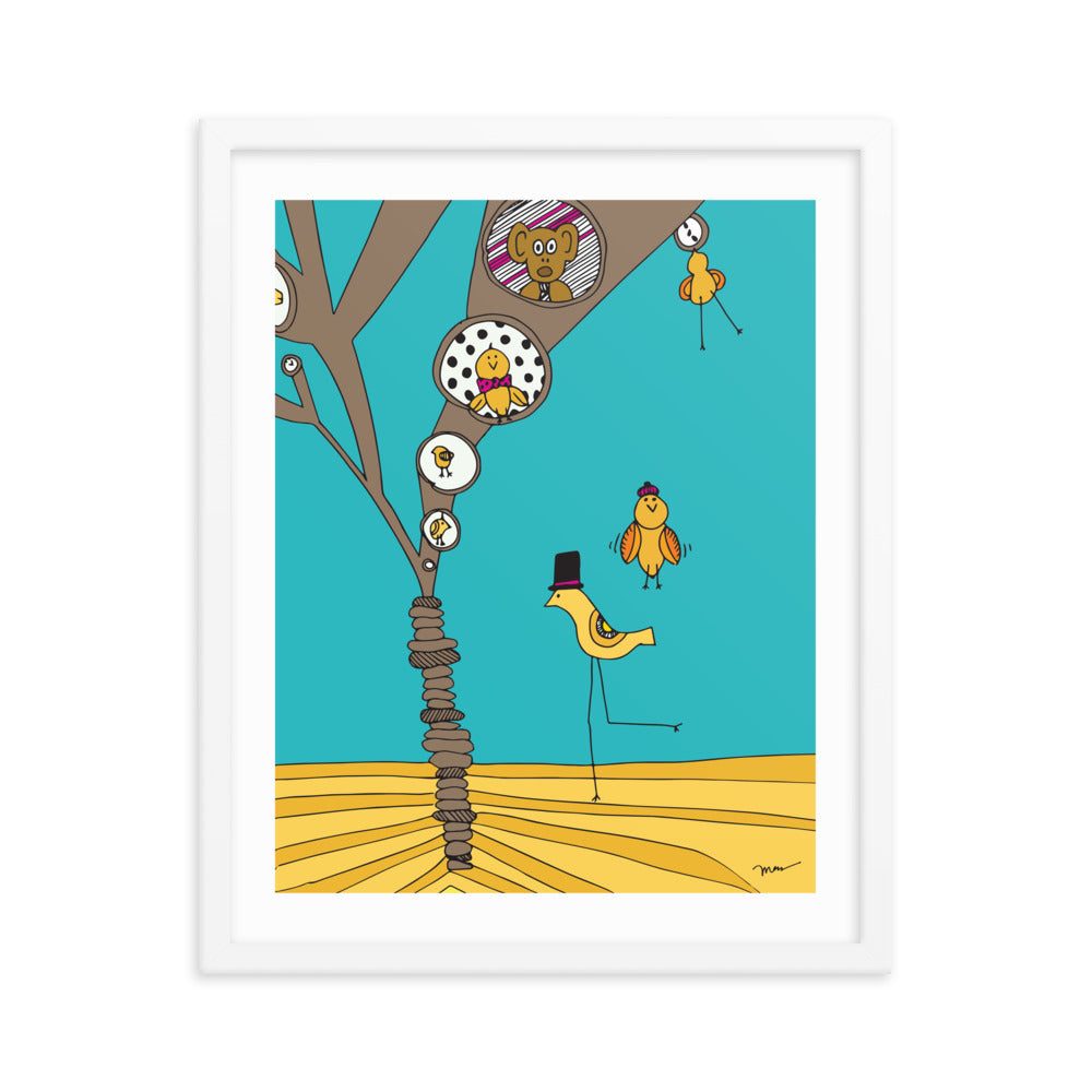 Treehouses Print