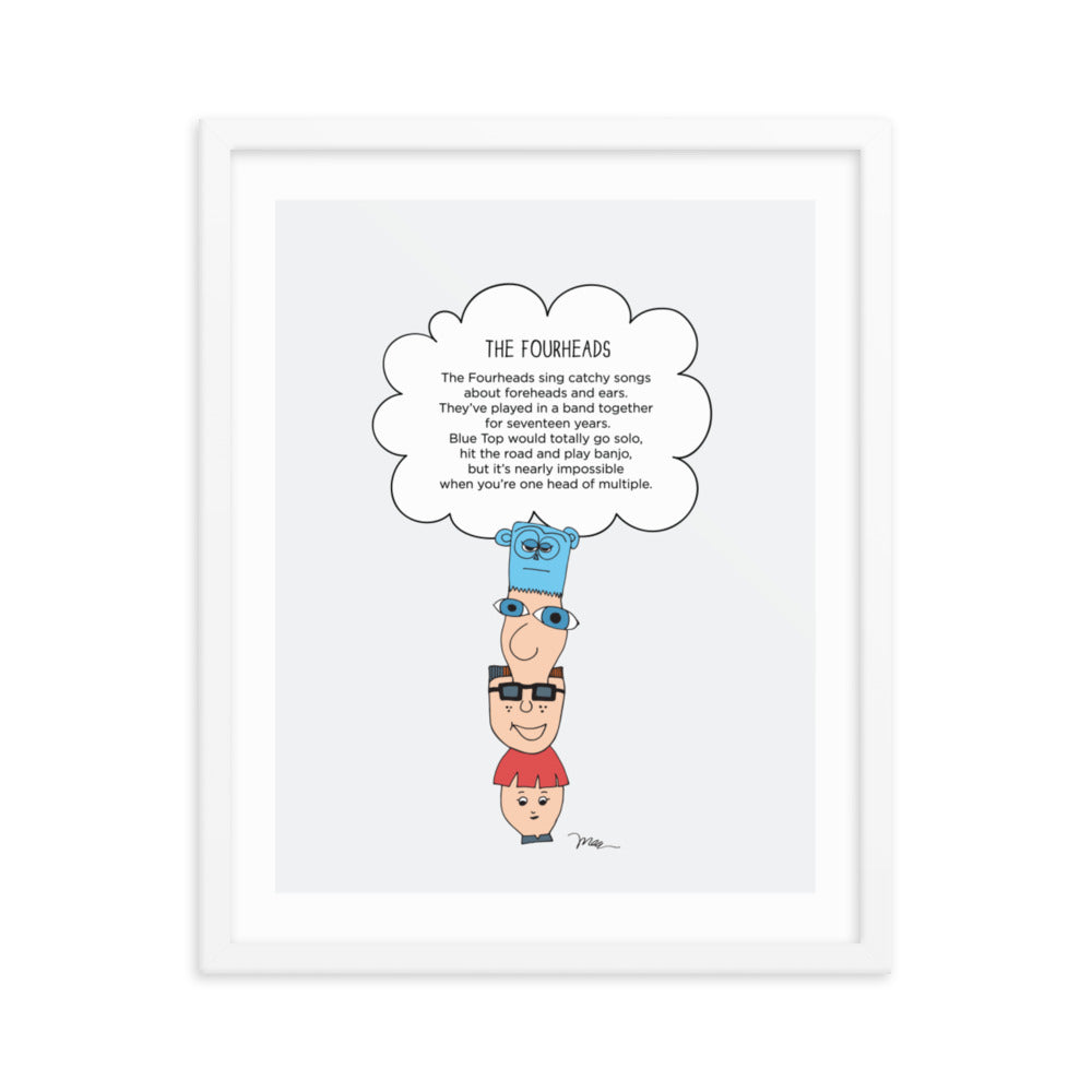 Fourheads Print