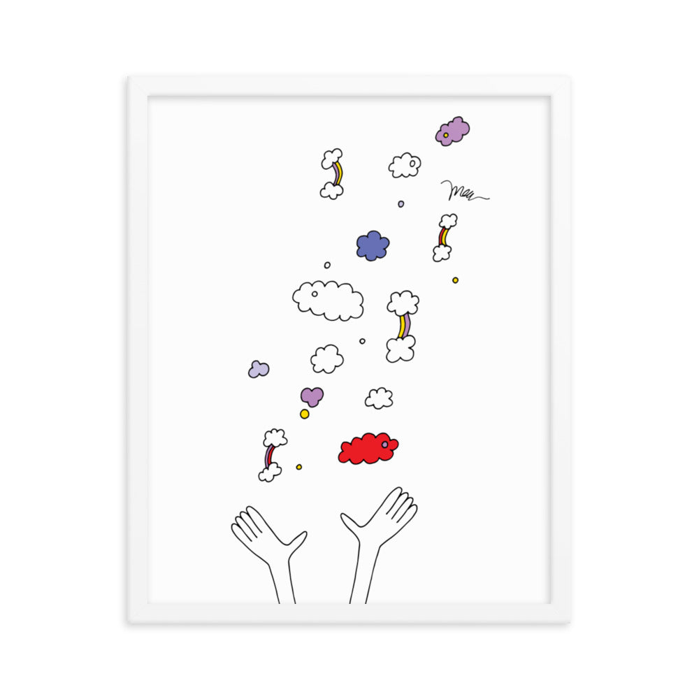 Throwing Rainbows Print