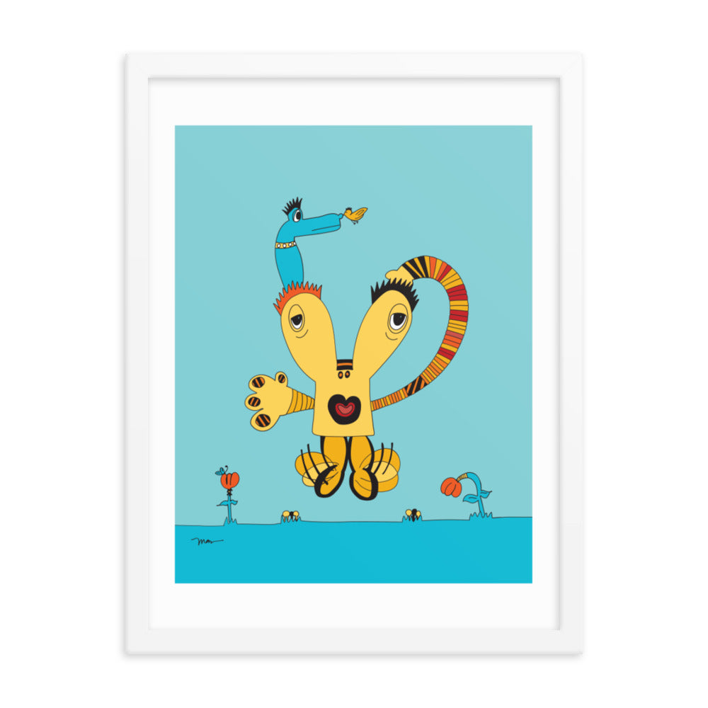The MoMeMans® Dancipants 18x24 Print by Monica Escobar Allen