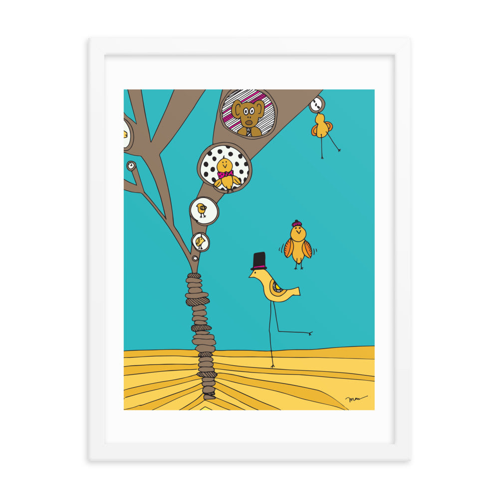 Treehouses Print