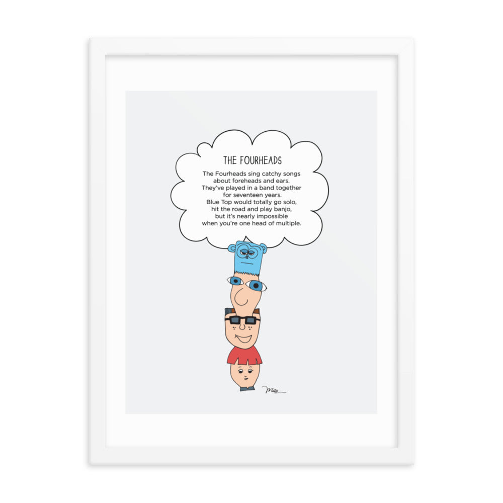 Fourheads Print