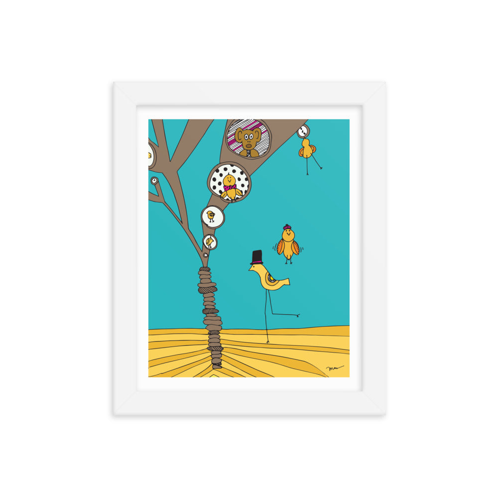 Treehouses Print