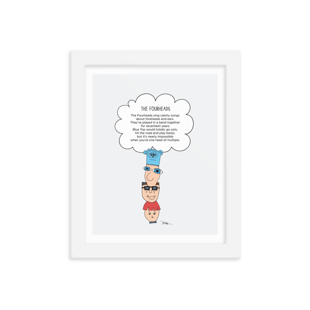 Fourheads Print