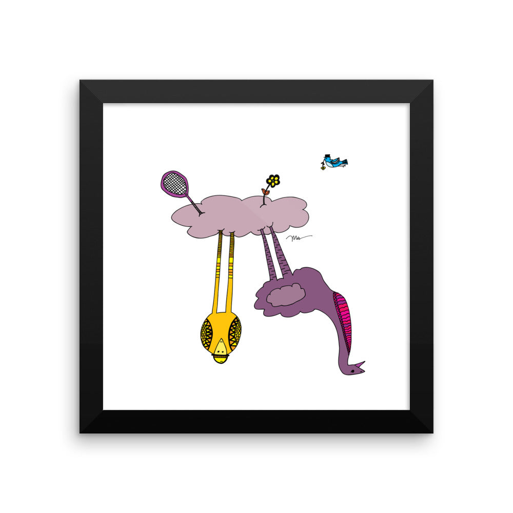 The MoMeMans® The Cloud Birds Print by Monica Escobar Allen
