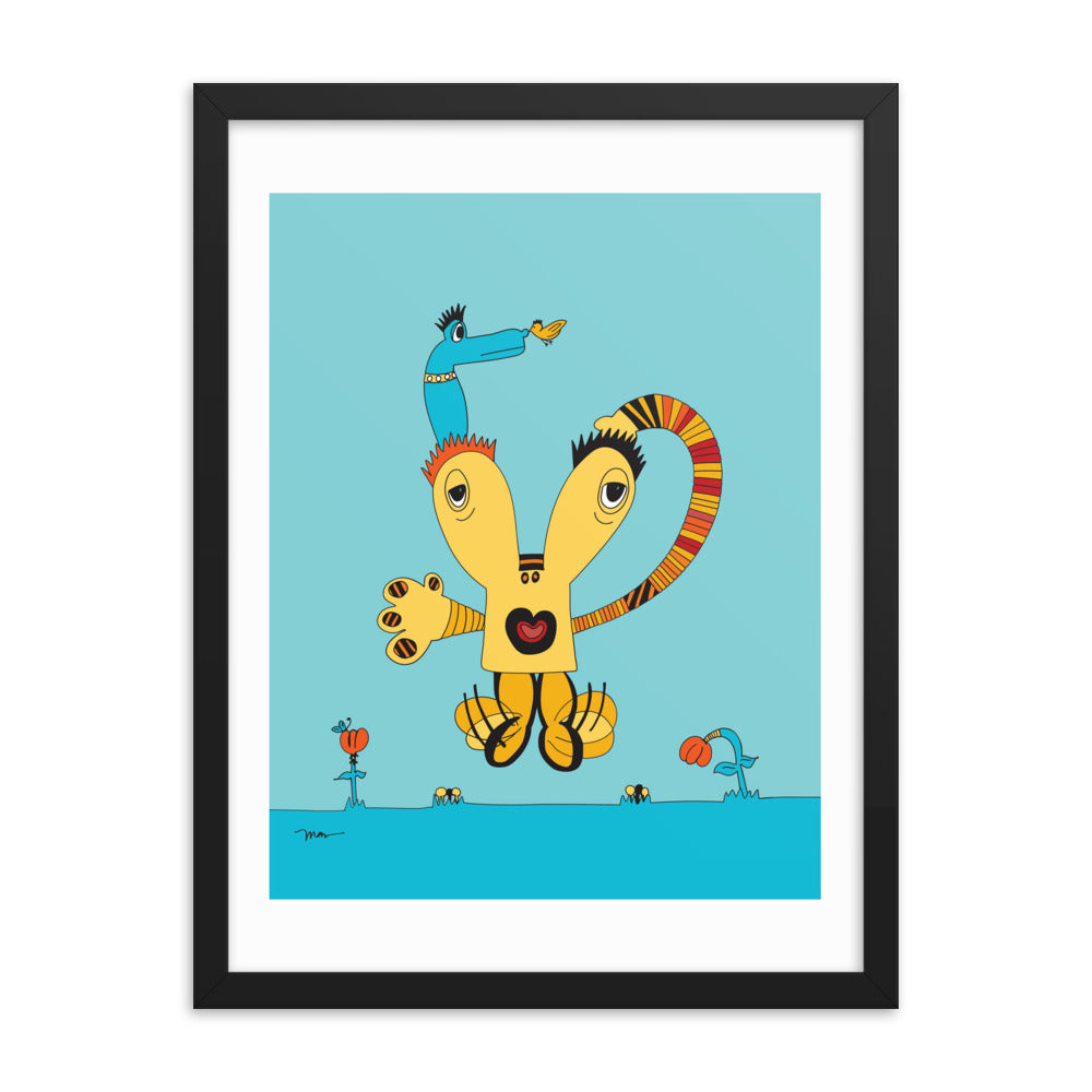 The MoMeMans® Dancipants 18x24 Print by Monica Escobar Allen