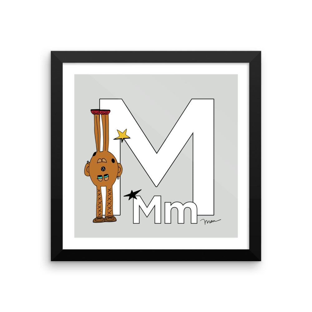 The Letter M. The MoMeMans® by Monica Escobar Allen.