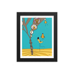 The MoMeMans® Treehouses Print by Monica Escobar Allen