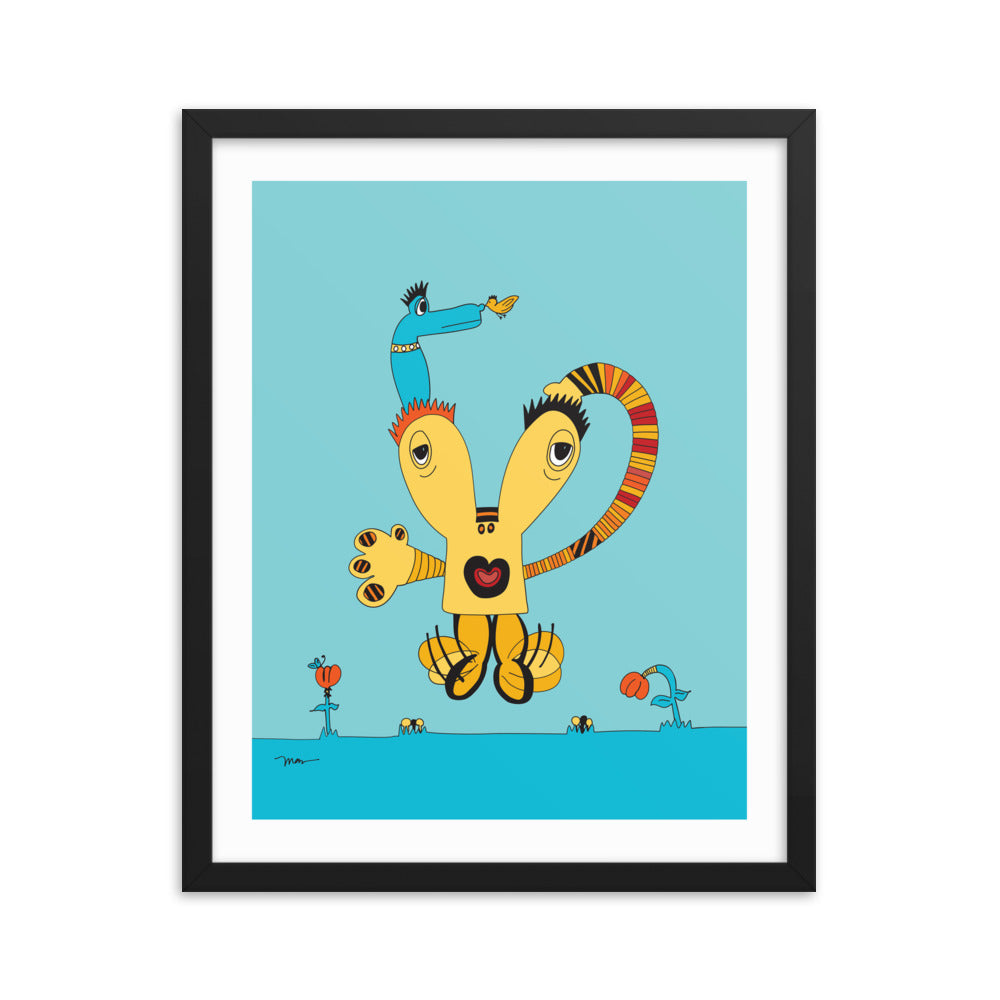 The MoMeMans® Dancipants 16x20 Print by Monica Escobar Allen