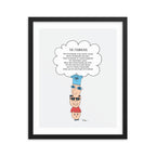 The MoMeMans® Fourheads Print by Monica Escobar Allen