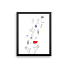Hands Throwing Rainbows Print Framed from The MoMeMans™ by Monica Escobar Allen