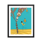 The MoMeMans® Treehouses Print by Monica Escobar Allen