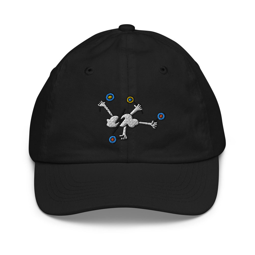 Rain Clouds Love Lollipops Gender Neutral Kids Cap. The MoMeMans® by Monica Escobar Allen.