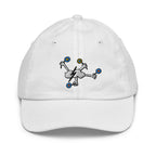 Rain Clouds Love Lollipops Gender Neutral Kids Cap. The MoMeMans® by Monica Escobar Allen.